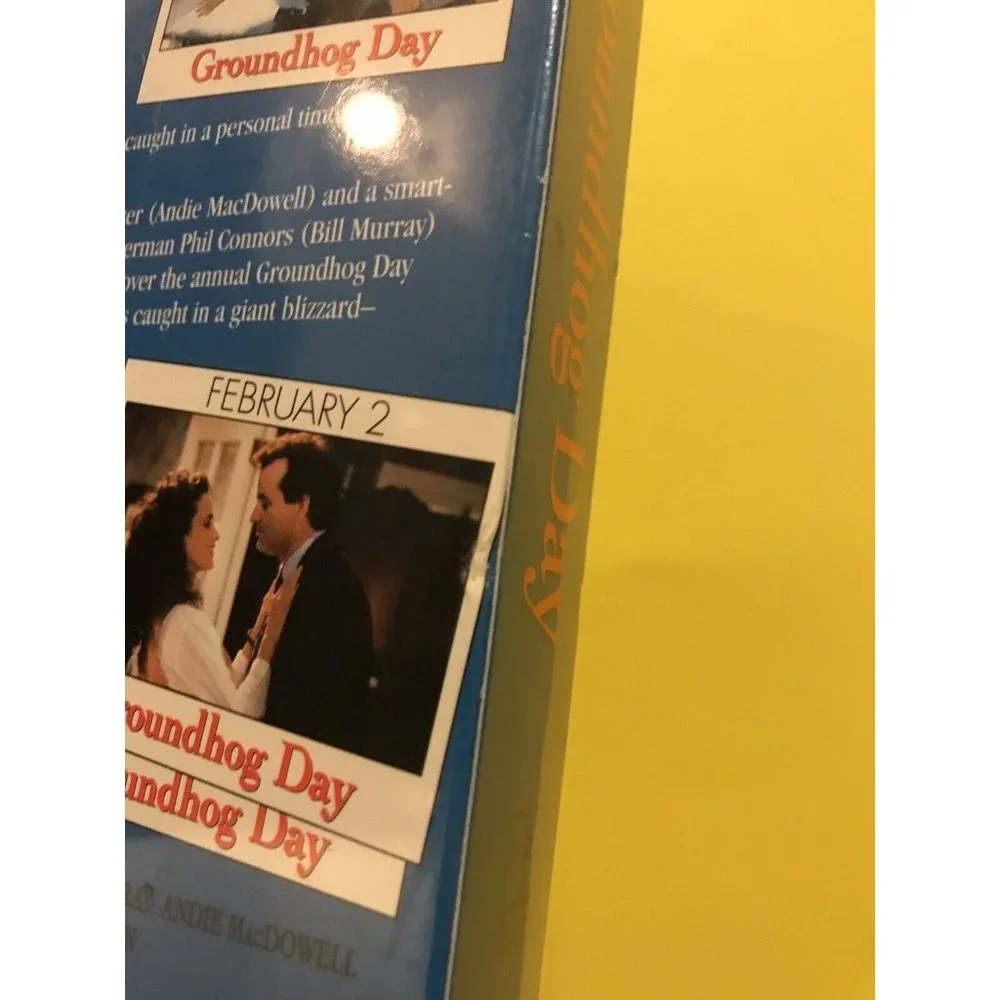 Vintage 90's 1993 Groundhog Day Bill Murray Brand New Sealed VHS - Picture 4 of 4